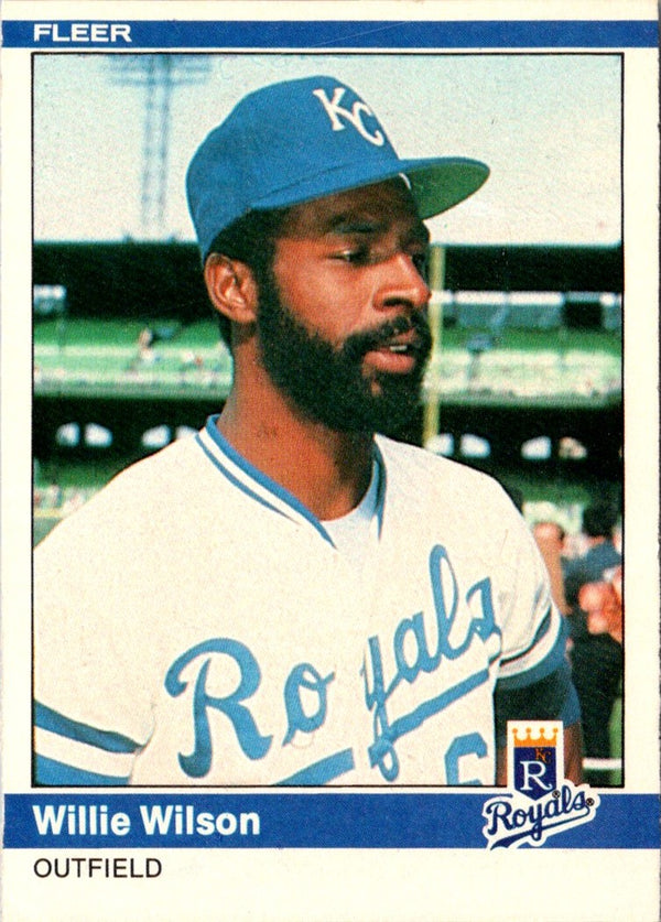 1984 Fleer Willie Wilson #364