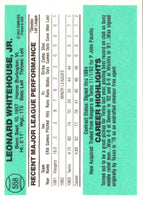 1984 Donruss Len Whitehouse #558 Rookie