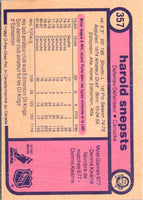 1982 O-Pee-Chee Harold Snepsts #357