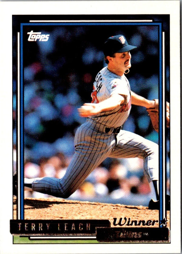 1992 Topps Terry Leach #644