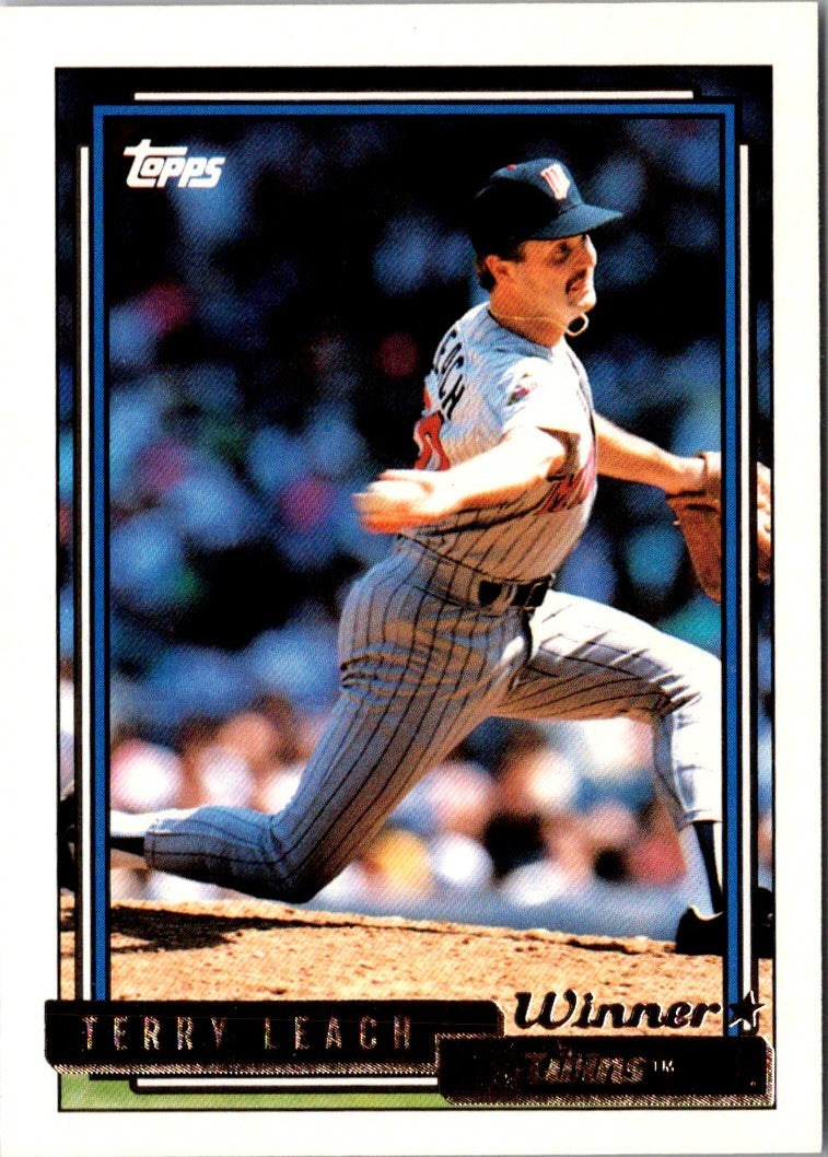 1992 Topps Terry Leach