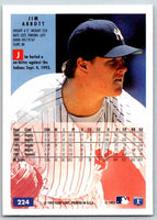 1994 Fleer Baseball Jim Abbott #224