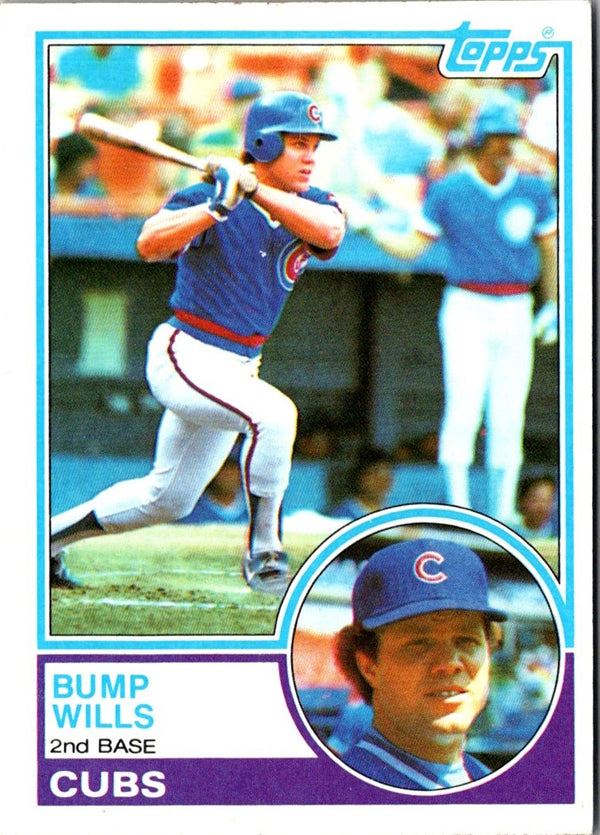 1983 Topps Bump Wills #643