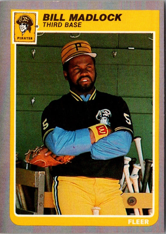 1985 Fleer Bill Madlock #468