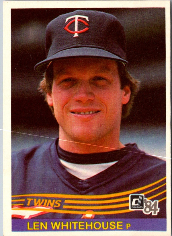 1984 Donruss Len Whitehouse #558 Rookie