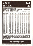 1991 Conlon Collection TSN Zack Wheat