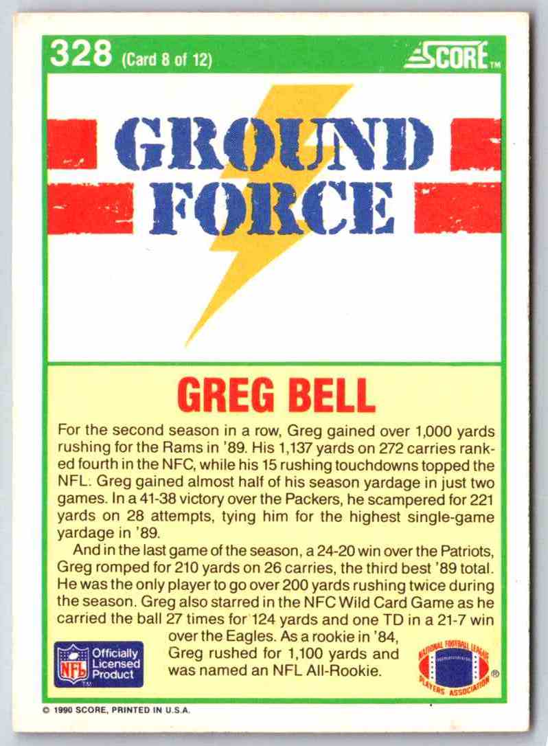 1990 Score Greg Bell