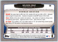 2013 Bowman Nelson Cruz #58