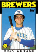 1986 Topps Traded Rick Cerone