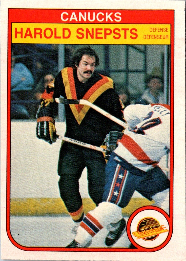 1982 O-Pee-Chee Harold Snepsts