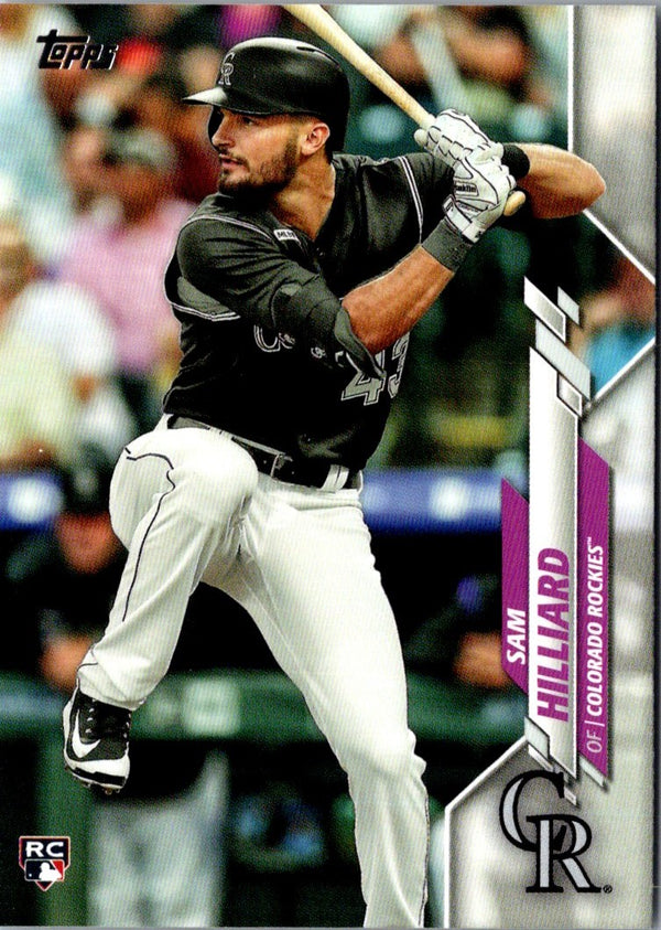 2020 Topps Sam Hilliard #12 Rookie