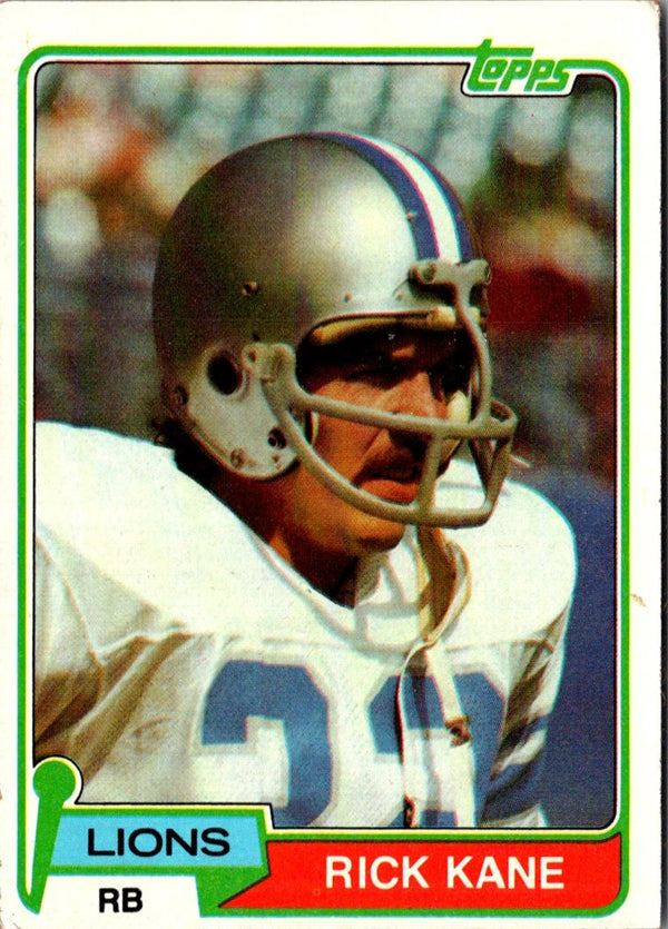 1981 Topps Rick Kane #66