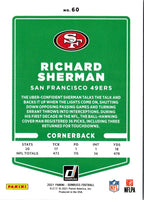 2021 Donruss Press Proof Blue Richard Sherman #60