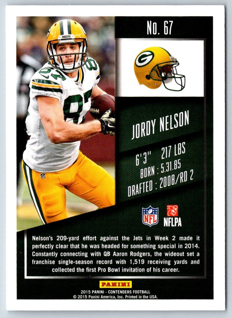 2015 Panini Contenders Jordy Nelson