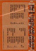 1988 Topps Indians Leaders - Joe Carter/Cory Snyder #789