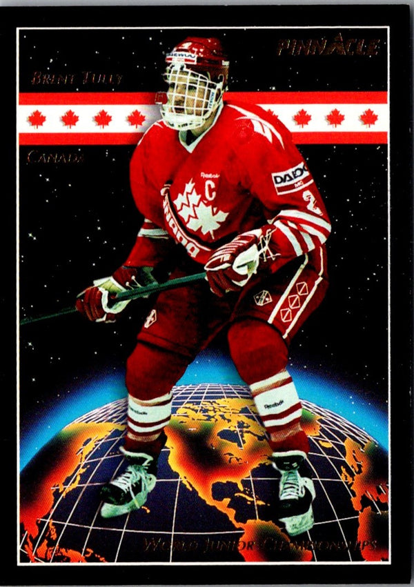 1993 Pinnacle Canadian Brent Tully #464