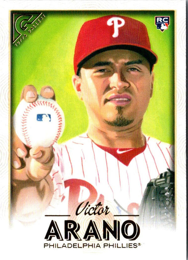 2018 Topps Gallery Victor Arano #136 Rookie