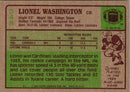 1984 Topps Lionel Washington