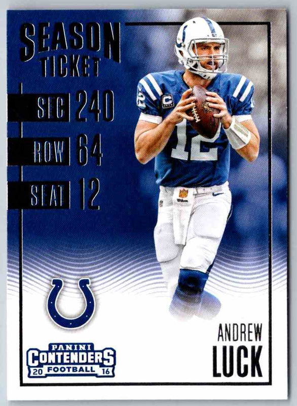 2016 Contenders Andrew Luck #92