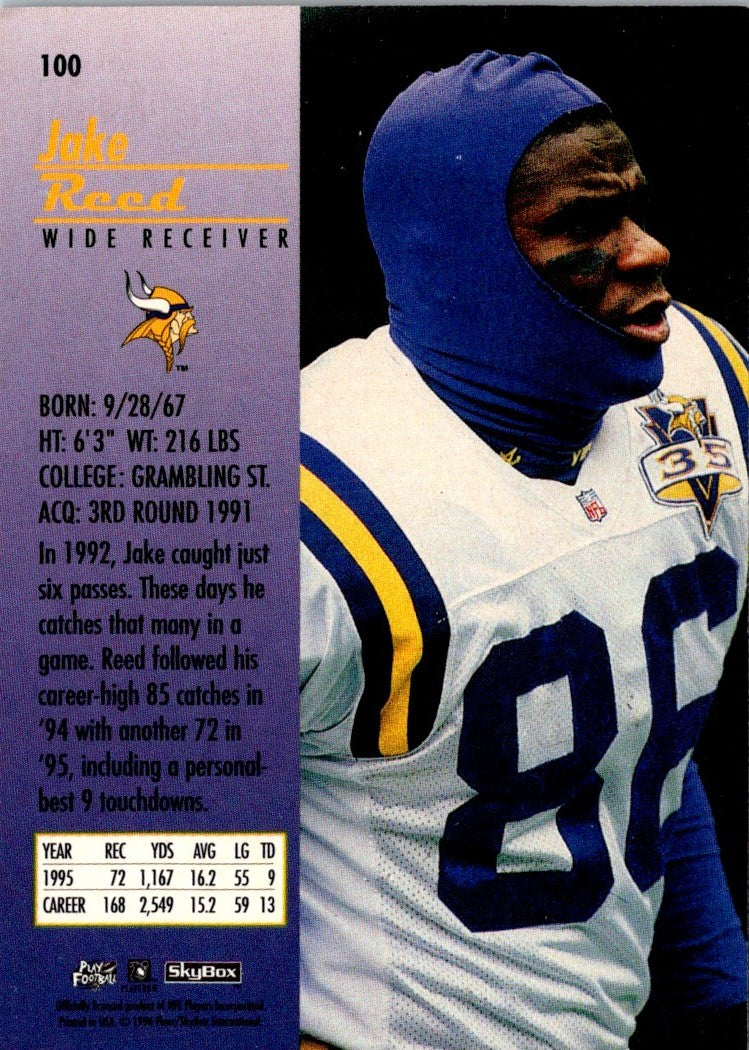 1996 SkyBox Premium Jake Reed