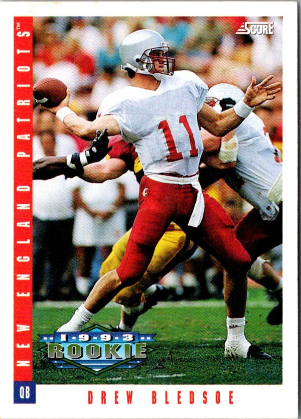 1993 Score Drew Bledsoe #308 Rookie