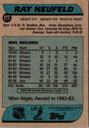 1986 Topps Ray Neufeld