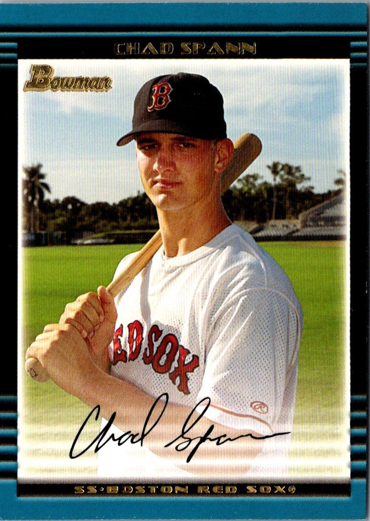 2002 Bowman Draft Picks & Prospects Chad Spann