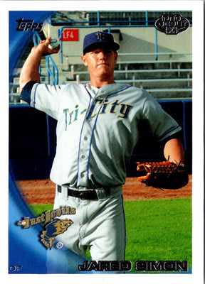 2010 Topps Pro Debut Jared Simon #398
