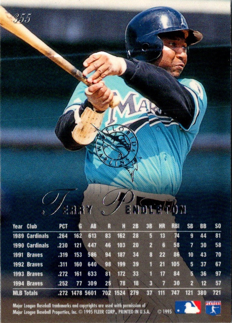 1995 Flair Terry Pendleton