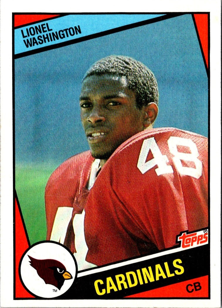 1984 Topps Lionel Washington