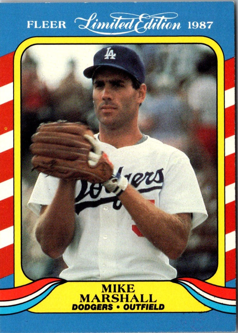 1987 Fleer Limited Edition Mike Marshall