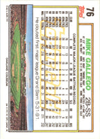 1992 Topps Gold Winners Mike Gallego #76