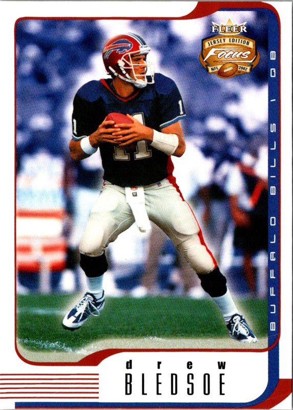 2002 Fleer Focus Jersey Edition Drew Bledsoe #82