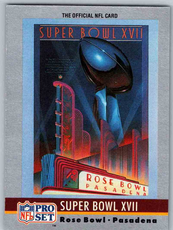 1990 Pro Set Super Bowl Collectibles Super Bowl XV #17