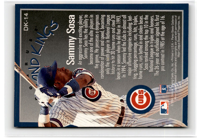 1995 Donruss Diamond Kings Sammy Sosa