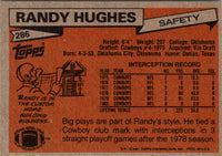 1981 Topps Randy Hughes #286 EX