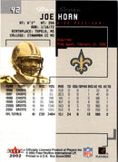 2002 Fleer Box Score Joe Horn