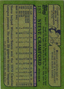 1982 Topps Blackless Steve Crawford