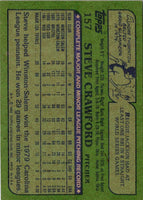 1982 Topps Blackless Steve Crawford #157