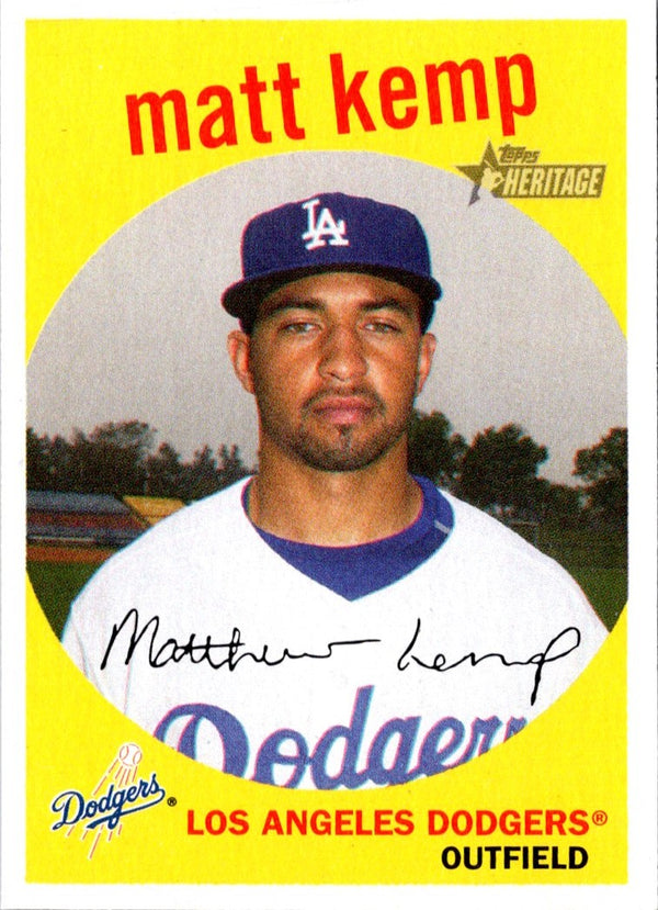 2008 Topps Heritage Matt Kemp #287