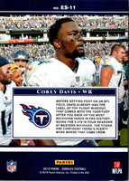 2019 Donruss Elite Series Corey Davis #ES-11