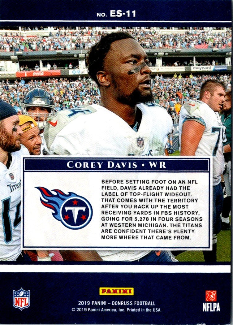 2019 Donruss Elite Series Corey Davis