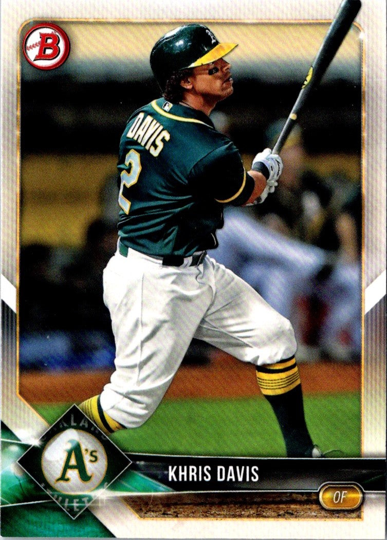 2018 Bowman Khris Davis