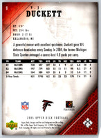 2005 Upper Deck T.J. Duckett #9