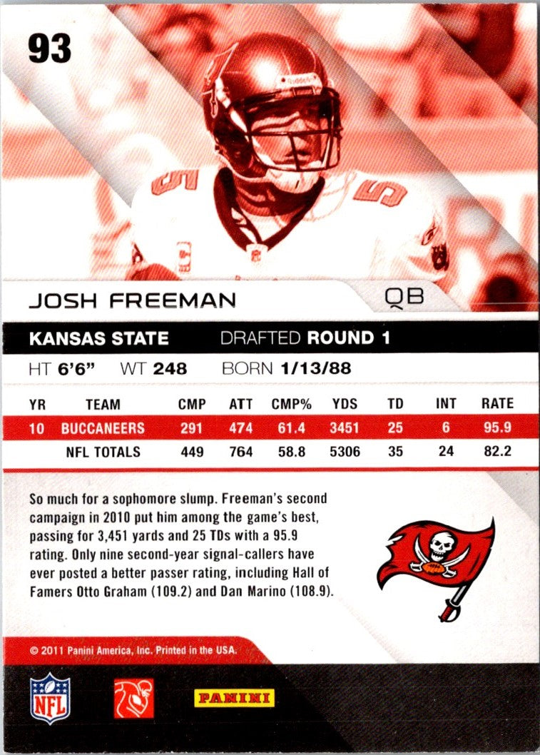 2011 Panini Absolute Memorabilia Josh Freeman