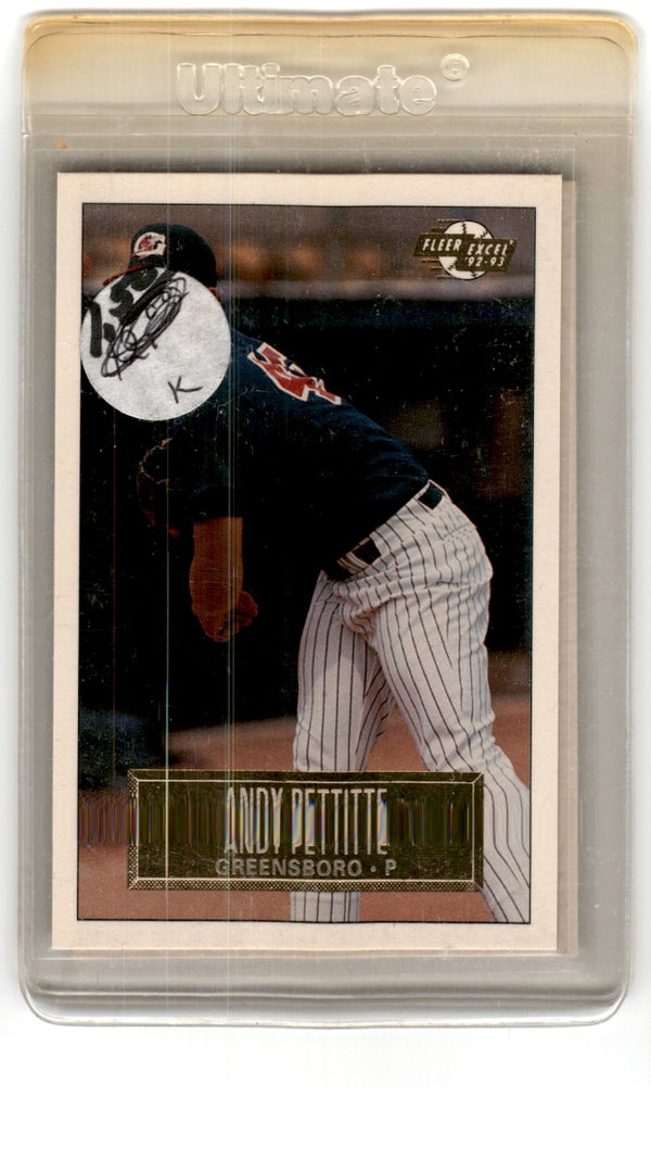 1992 Fleer Excel Andy Pettitte #214