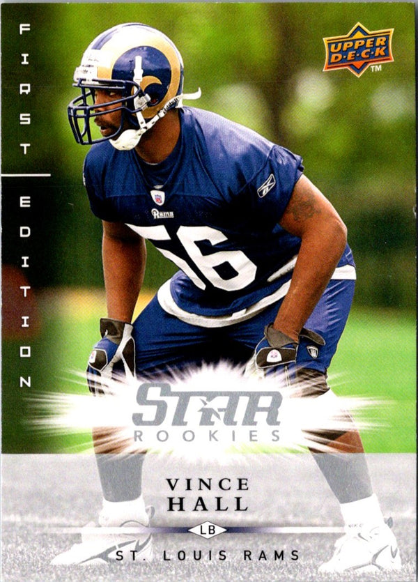 2008 Upper Deck First Edition Vince Hall #199 Rookie