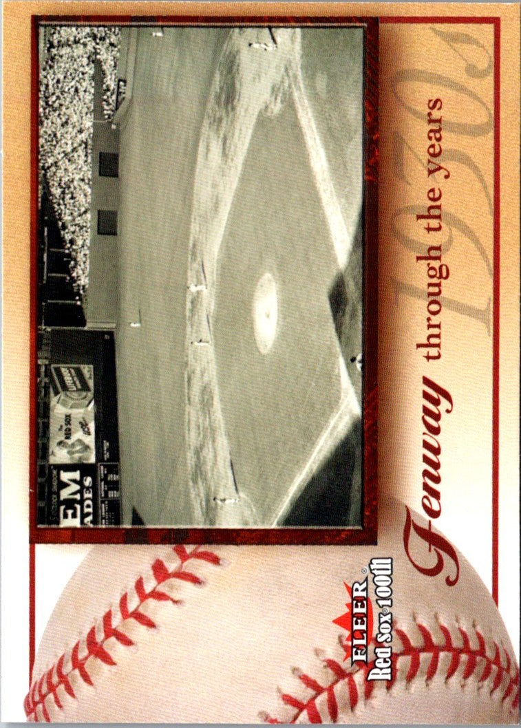 2001 Fleer Boston Red Sox 100th Anniversary Fenway Park