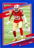 2021 Donruss Press Proof Blue Richard Sherman #60