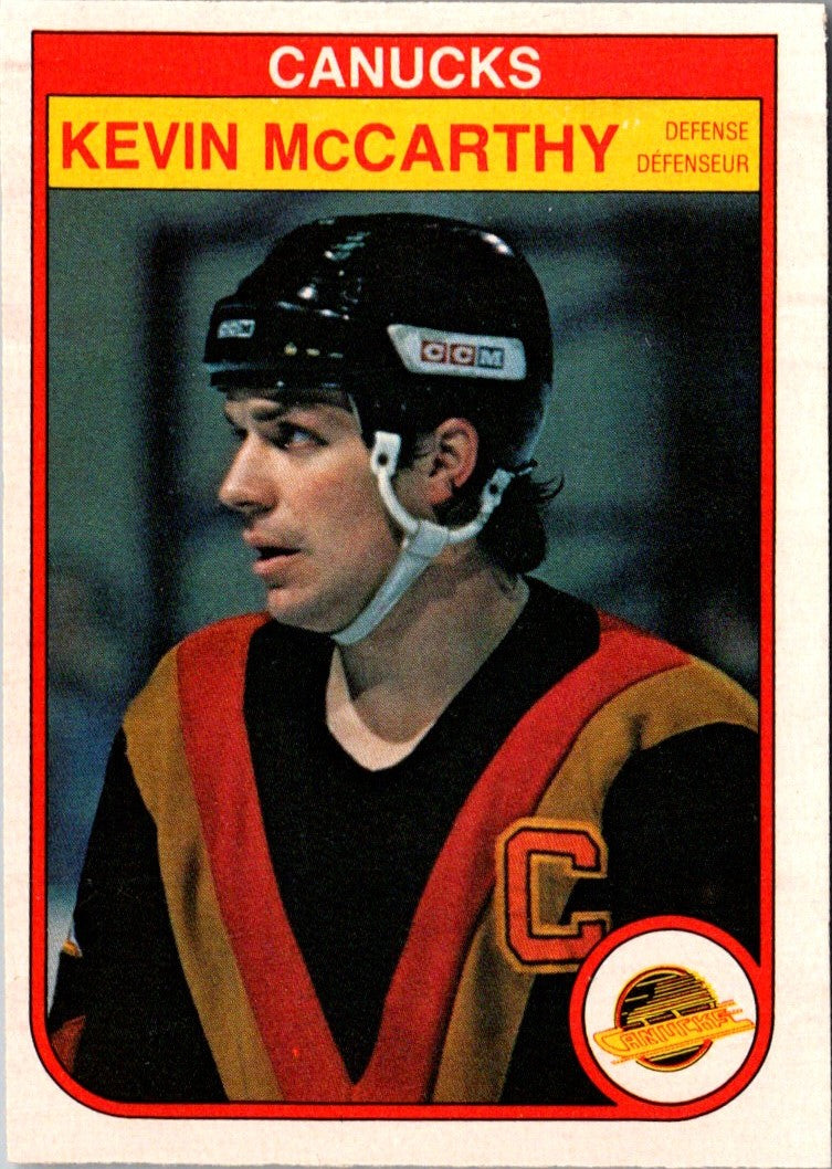 1982 O-Pee-Chee Kevin McCarthy